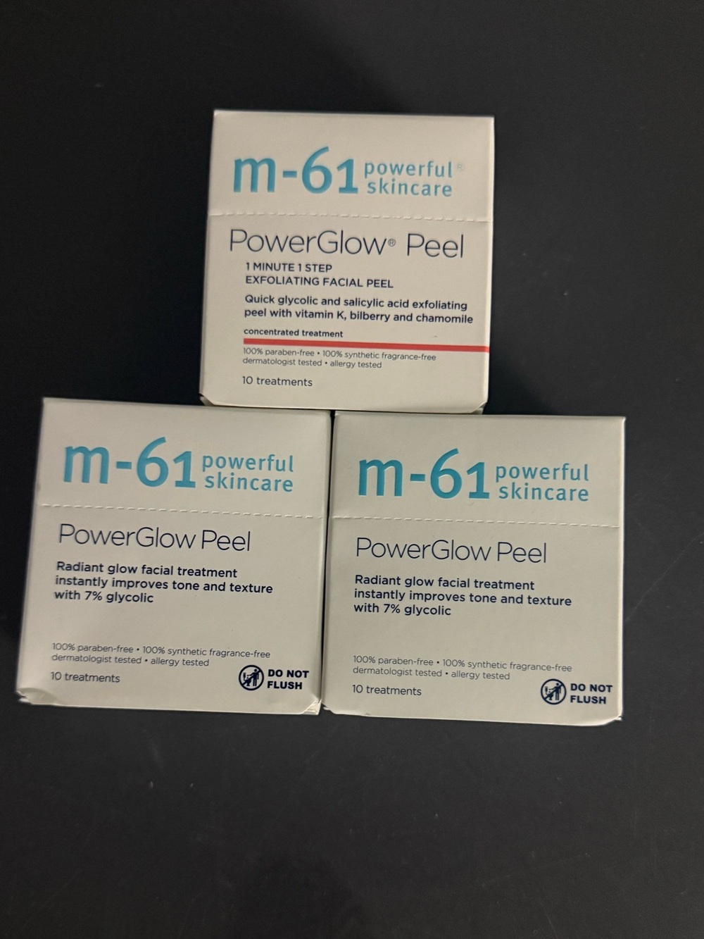 NEW M-61 PowerGlow Peel Pads (3x 10ct)